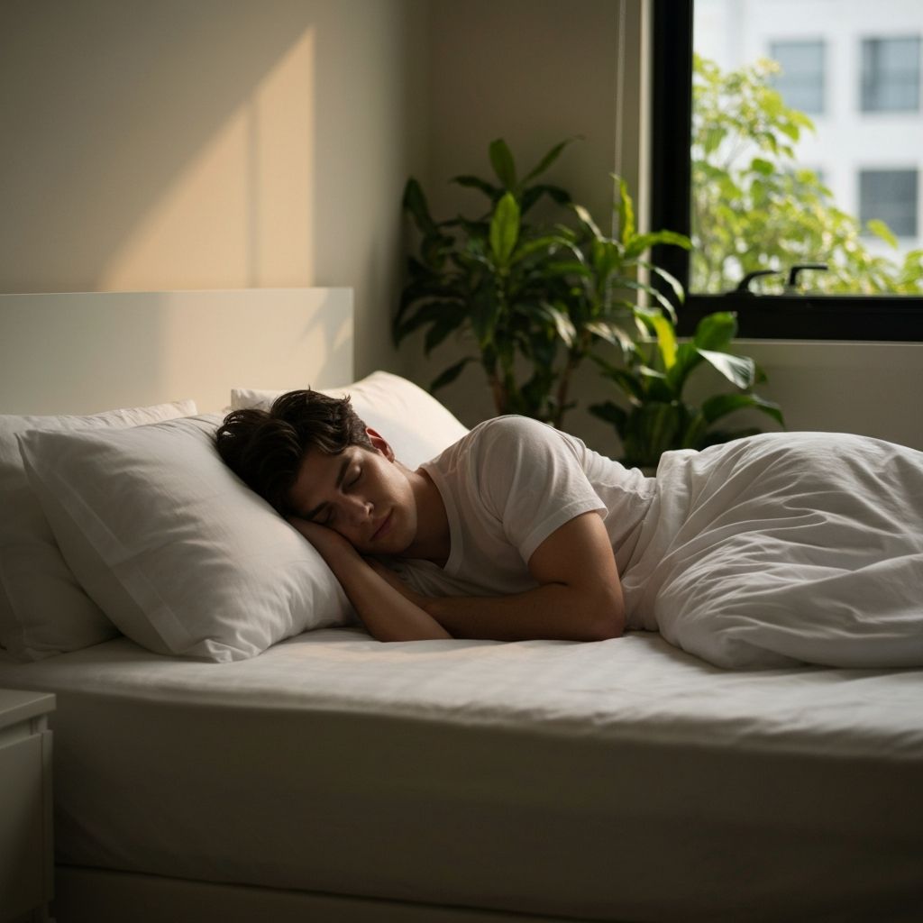 Peaceful sleep environment with natural light