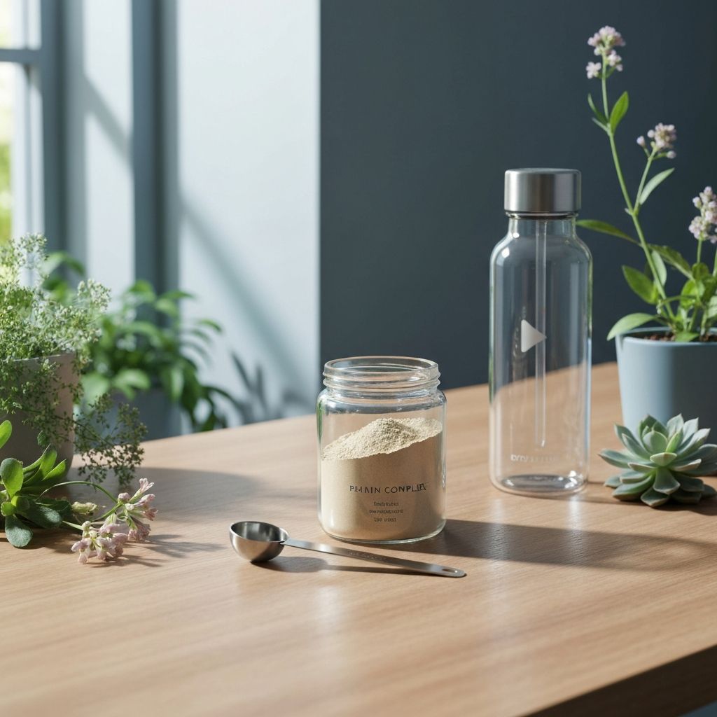 Balance complex powder in lifestyle setting